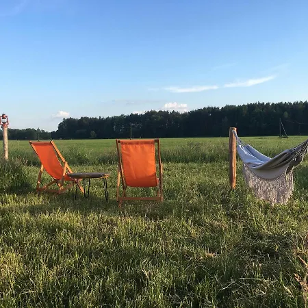 Luxury tent Dzika Jurta Na Lebkach Lebki