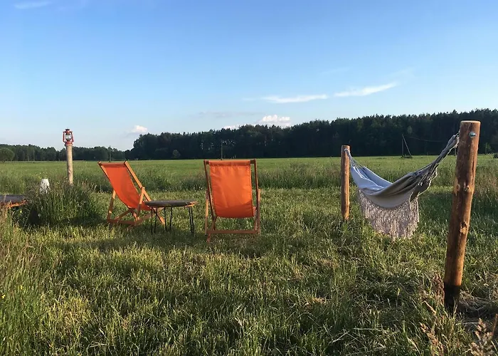 Luxusní stan Dzika Jurta Na Lebkach Lebki